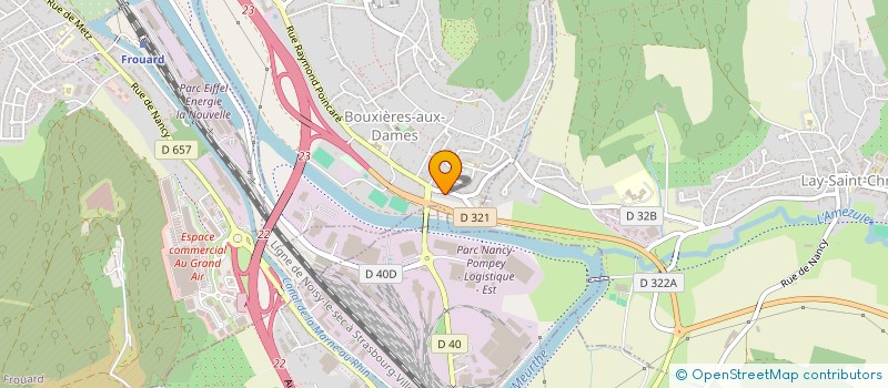 localisation de l'entreprise MONSIEUR ALEXANDRE ORPHEUILLE  BOUXIERES-AUX-DAMES