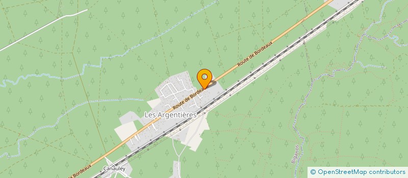 localisation de l'entreprise MONSIEUR ALEXANDRE OTEGUI  BIGANOS