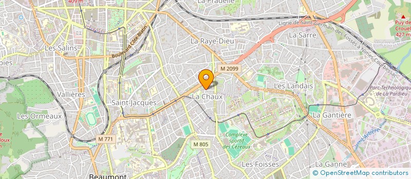 localisation de l'entreprise MONSIEUR ALEXANDRE OUERTANI  CLERMONT-FERRAND