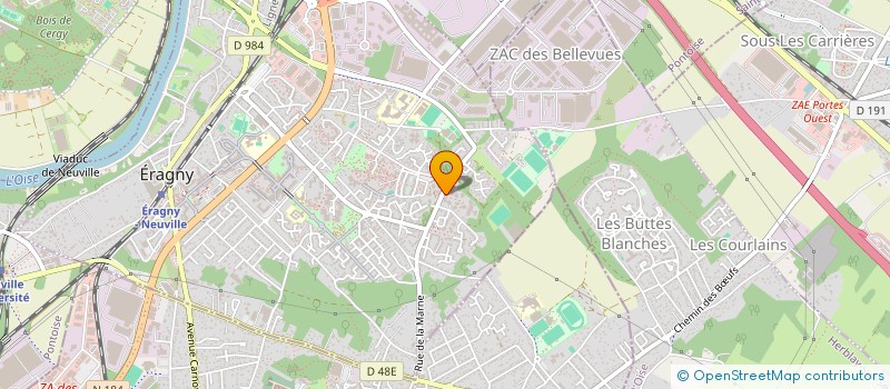 localisation de l'entreprise MONSIEUR ALEXANDRE OULMAS  ERAGNY