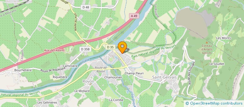 localisation de l'entreprise MONSIEUR ALEXANDRE OUVRARD  COGNIN-LES-GORGES