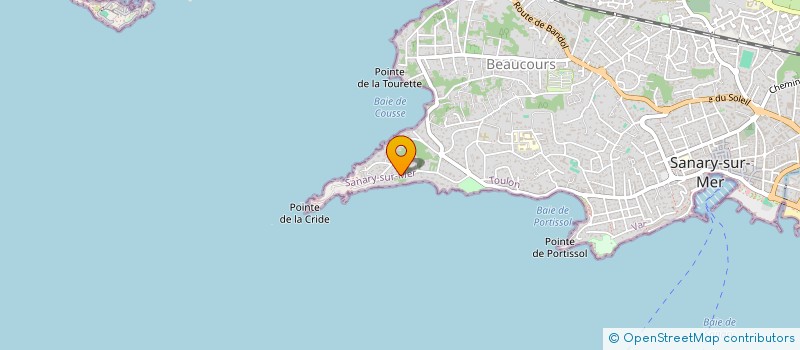 localisation de l'entreprise MONSIEUR ALEXANDRE PADEL  SANARY-SUR-MER