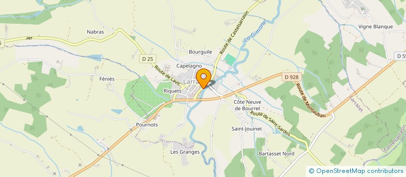 localisation de l'entreprise MONSIEUR ALEXANDRE PAGES  AUTERIVE