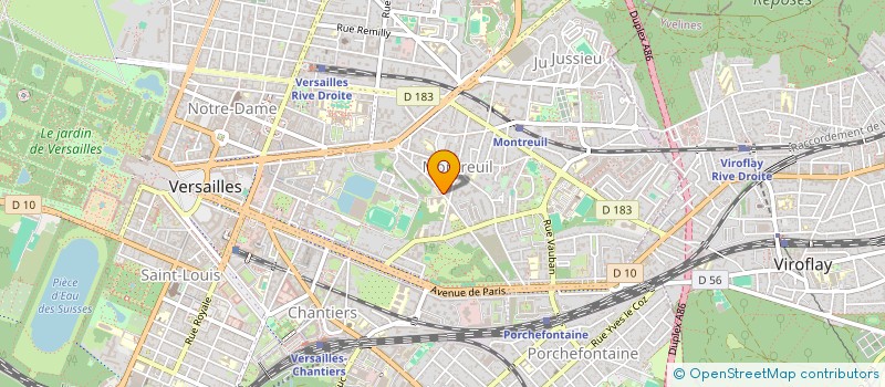 localisation de l'entreprise MONSIEUR ALEXANDRE PAIN à VERSAILLES