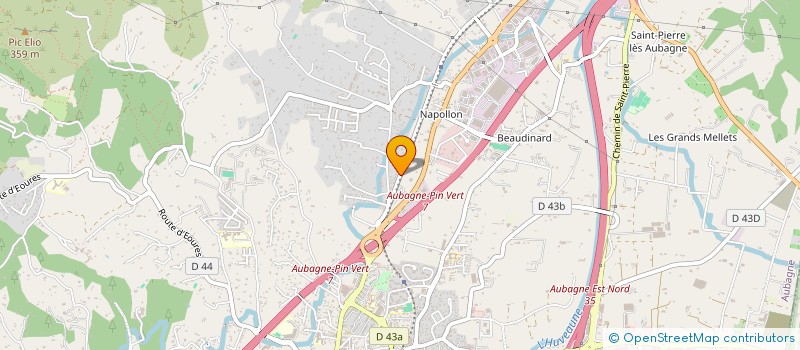 localisation de l'entreprise MONSIEUR ALEXANDRE PALOYAN  AUBAGNE