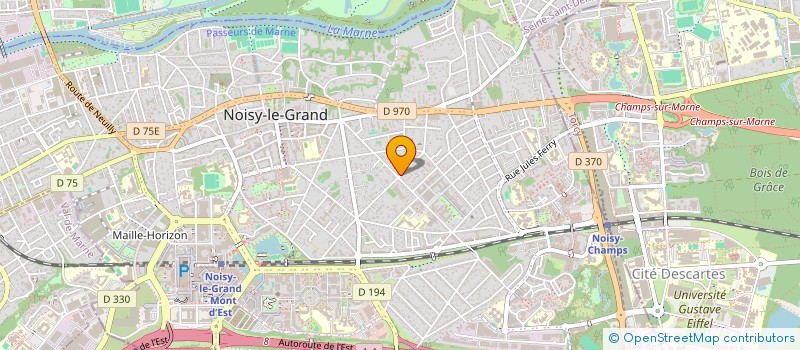 localisation de l'entreprise MONSIEUR ALEXANDRE PALUBNIAK à NOISY-LE-GRAND