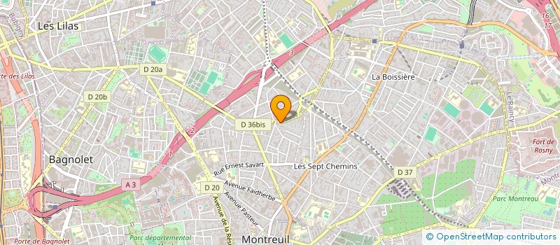 localisation de l'entreprise MONSIEUR ALEXANDRE PAPROCKI  MONTREUIL