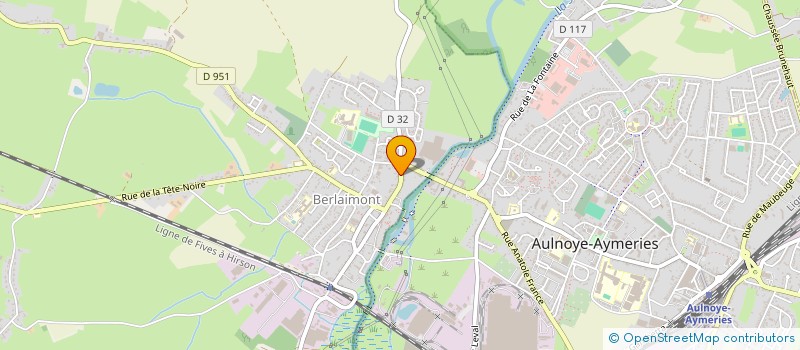 localisation de l'entreprise MONSIEUR ALEXANDRE PAQUET  BERLAIMONT