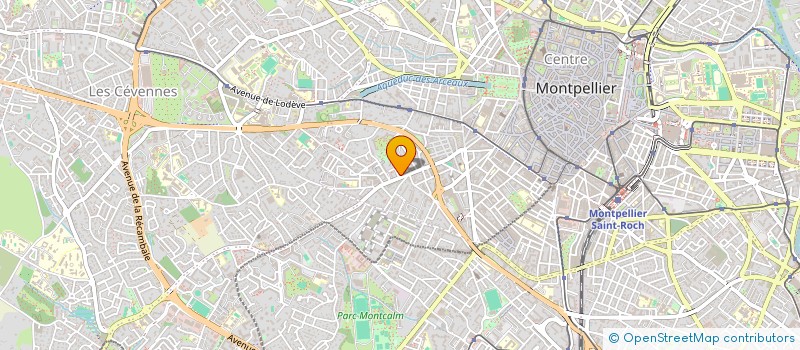 localisation de l'entreprise MONSIEUR ALEXANDRE PARGADE à MONTPELLIER