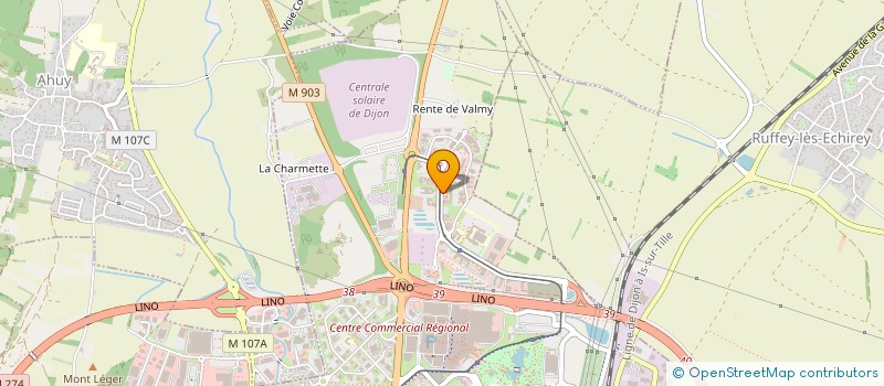 localisation de l'entreprise MONSIEUR ALEXANDRE PARISS  DIJON