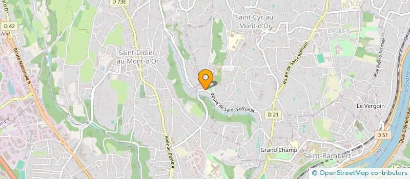 localisation de l'entreprise MONSIEUR ALEXANDRE PASCUITO  SAINT-CYR-AU-MONT-D'OR