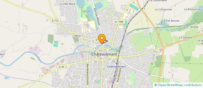 localisation de l'entreprise MONSIEUR ALEXANDRE PASINI à CHATEAUBRIANT