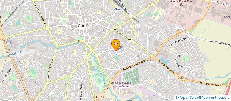 localisation de l'entreprise MONSIEUR ALEXANDRE PASTEMPS à CHOLET