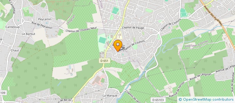 localisation de l'entreprise MONSIEUR ALEXANDRE PASTERNAK à LEOGNAN