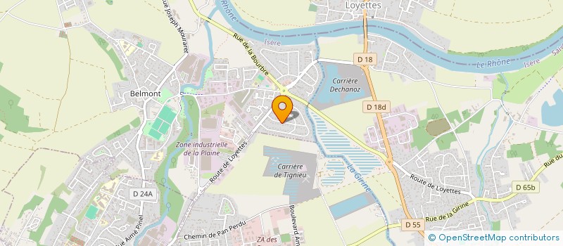 localisation de l'entreprise MONSIEUR ALEXANDRE PATSINAKIS  CHAVANOZ