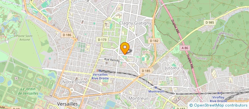 localisation de l'entreprise MONSIEUR ALEXANDRE PATTE à VERSAILLES