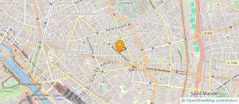 localisation de l'entreprise MONSIEUR ALEXANDRE PATTEIN  PARIS