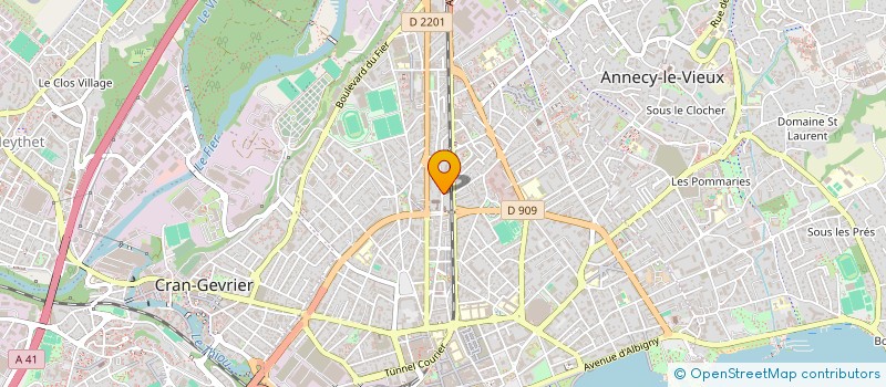 localisation de l'entreprise MONSIEUR ALEXANDRE PAUL  ANNECY