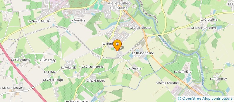 localisation de l'entreprise MONSIEUR ALEXANDRE PAUPER  AIGREFEUILLE-SUR-MAINE