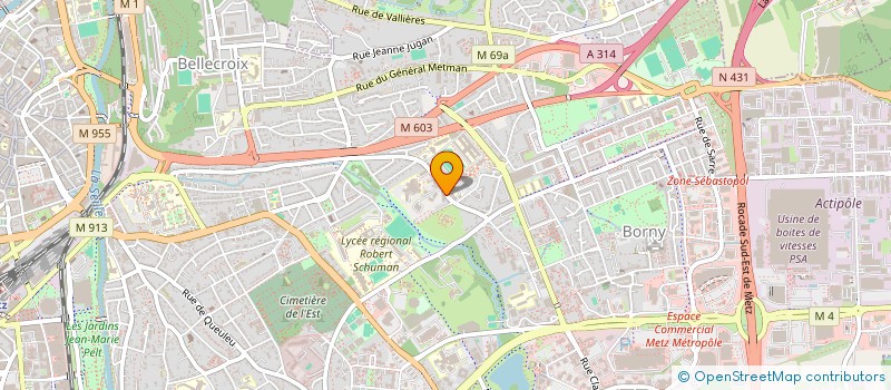 localisation de l'entreprise MONSIEUR ALEXANDRE PAWLOWSKI  METZ