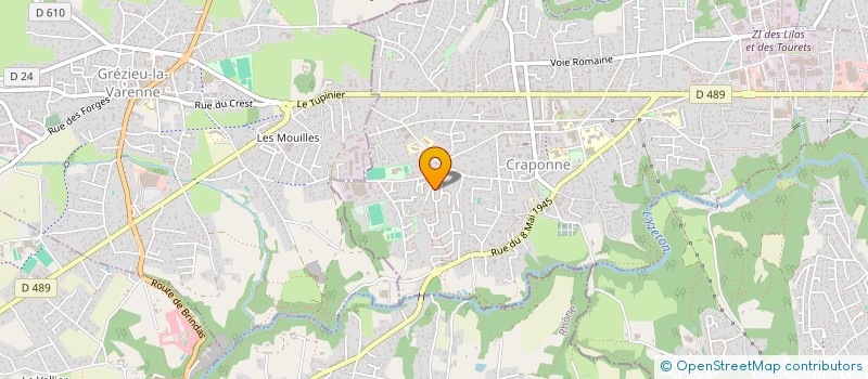 localisation de l'entreprise MONSIEUR ALEXANDRE PAYEN  CRAPONNE