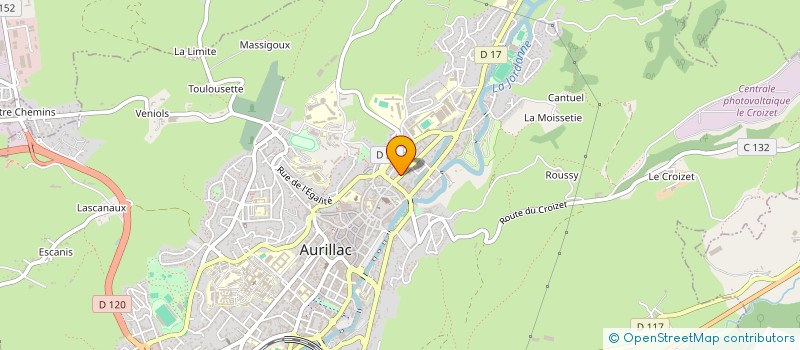 localisation de l'entreprise MONSIEUR ALEXANDRE PAYET à AURILLAC