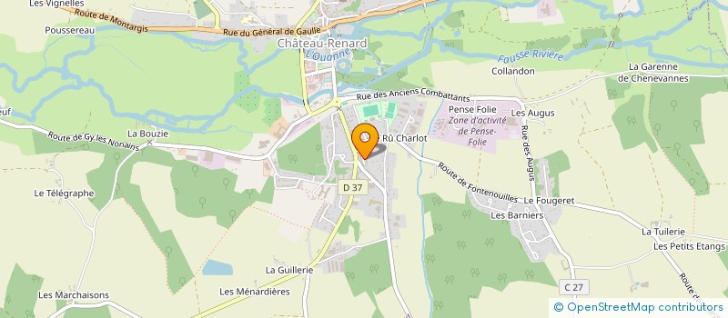 localisation de l'entreprise MONSIEUR ALEXANDRE PAYET à CHATEAU-RENARD
