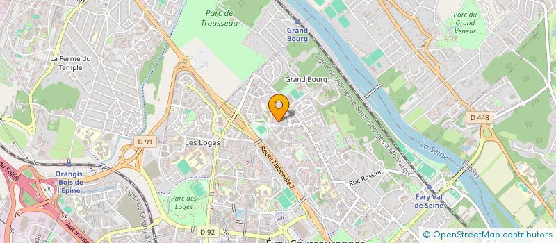 localisation de l'entreprise MONSIEUR ALEXANDRE PAYS  EVRY-COURCOURONNES