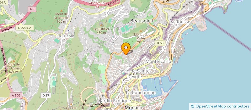 localisation de l'entreprise MONSIEUR ALEXANDRE PEDROZO à BEAUSOLEIL
