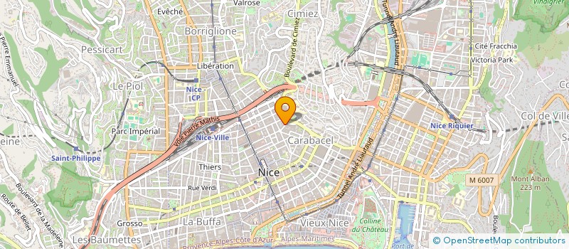 localisation de l'entreprise MONSIEUR ALEXANDRE PEGON  NICE