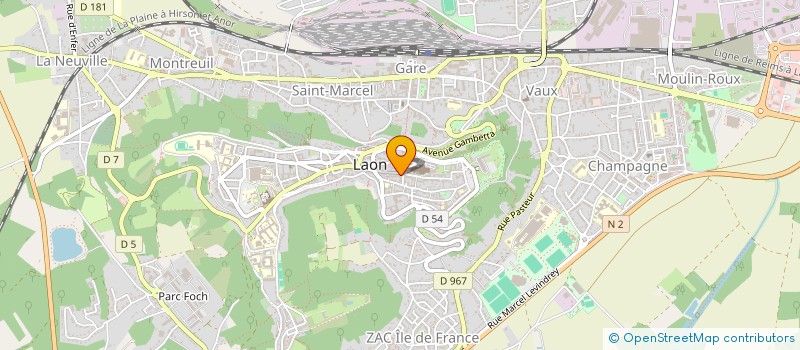 localisation de l'entreprise MONSIEUR ALEXANDRE PEHAUT à LAON