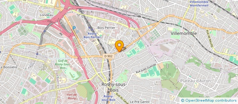 localisation de l'entreprise MONSIEUR ALEXANDRE PEIGNE ROUSSEAU à ROSNY-SOUS-BOIS