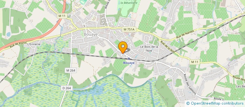 localisation de l'entreprise MONSIEUR ALEXANDRE PELLE  BOUAYE