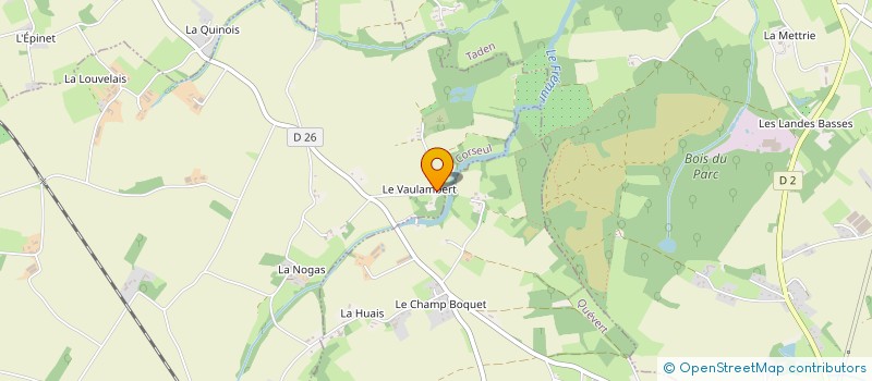 localisation de l'entreprise MONSIEUR ALEXANDRE PELLION  CORSEUL