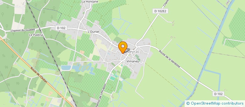 localisation de l'entreprise MONSIEUR ALEXANDRE PELTIN  QUEYRAC