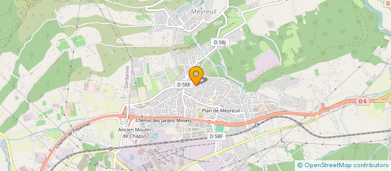 localisation de l'entreprise MONSIEUR ALEXANDRE PENA  MEYREUIL