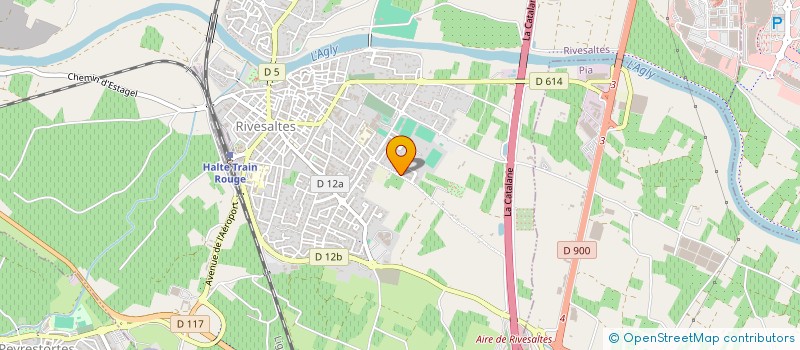 localisation de l'entreprise MONSIEUR ALEXANDRE PENIN  RIVESALTES