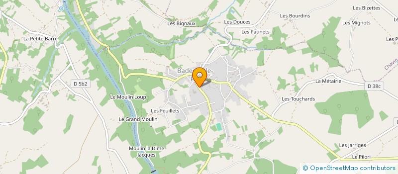 localisation de l'entreprise MONSIEUR ALEXANDRE PERCHERON à BADECON-LE-PIN