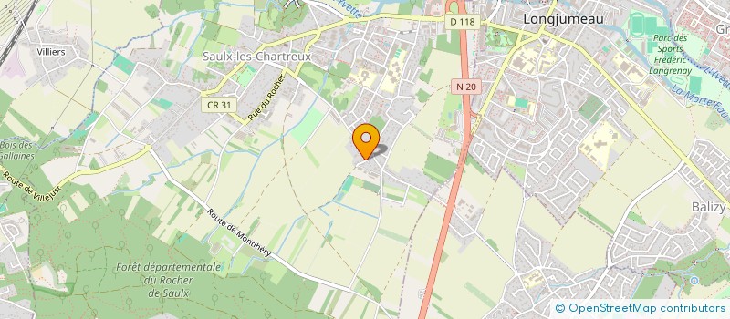 localisation de l'entreprise MONSIEUR ALEXANDRE PEREIRA  BALLAINVILLIERS