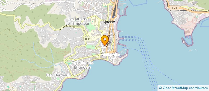 localisation de l'entreprise MONSIEUR ALEXANDRE PEREIRA RODRIGUES  AJACCIO