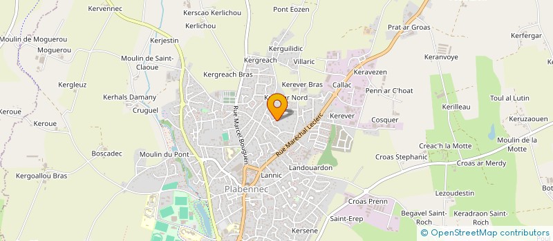 localisation de l'entreprise MONSIEUR ALEXANDRE PERETJATKO à PLABENNEC