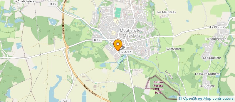 localisation de l'entreprise MONSIEUR ALEXANDRE PEREZ à MOUTIERS-LES-MAUXFAITS