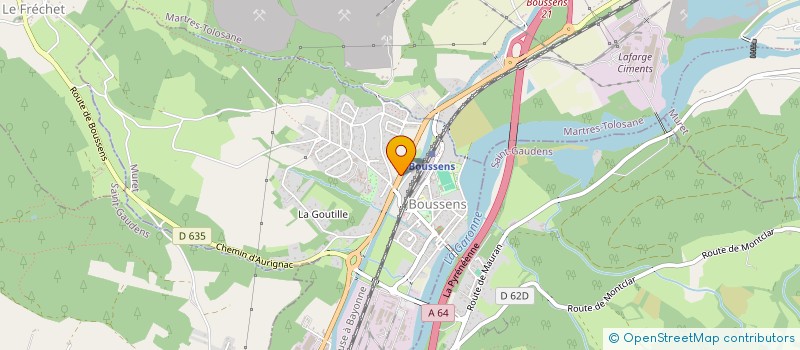 localisation de l'entreprise MONSIEUR ALEXANDRE PERISSE  BOUSSENS