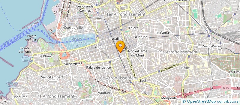 localisation de l'entreprise MONSIEUR ALEXANDRE PERON à MARSEILLE 6