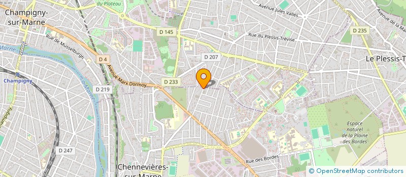 localisation de l'entreprise MONSIEUR ALEXANDRE PERONNET  CHENNEVIERES-SUR-MARNE