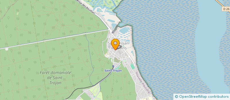 localisation de l'entreprise MONSIEUR ALEXANDRE PERRAULT  SAINT-TROJAN-LES-BAINS