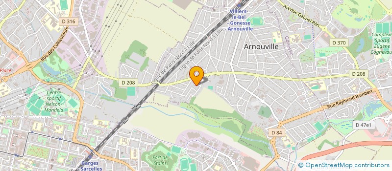 localisation de l'entreprise MONSIEUR ALEXANDRE PERREIN  ARNOUVILLE