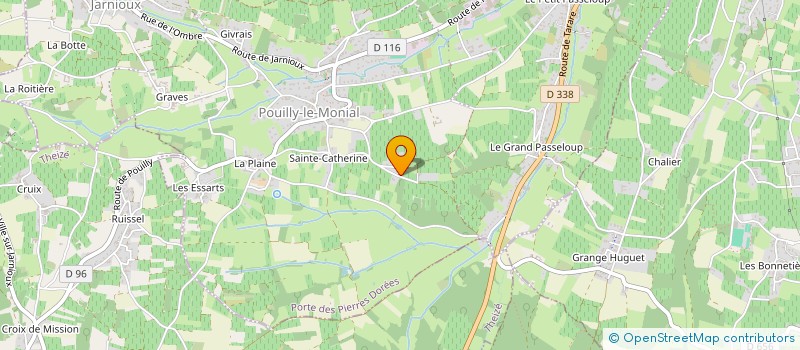 localisation de l'entreprise MONSIEUR ALEXANDRE PERRET à PORTE-DES-PIERRES-DOREES