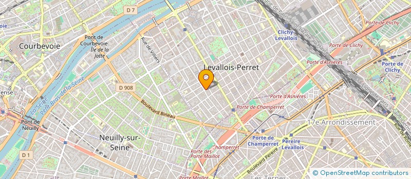 localisation de l'entreprise MONSIEUR ALEXANDRE PERRET à LEVALLOIS-PERRET
