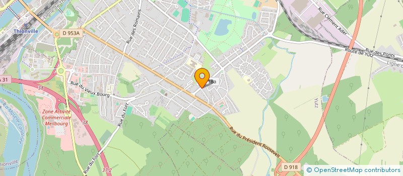 localisation de l'entreprise MONSIEUR ALEXANDRE PERRIN  YUTZ